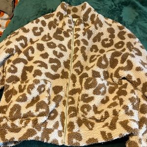 Cheeta teddy coat